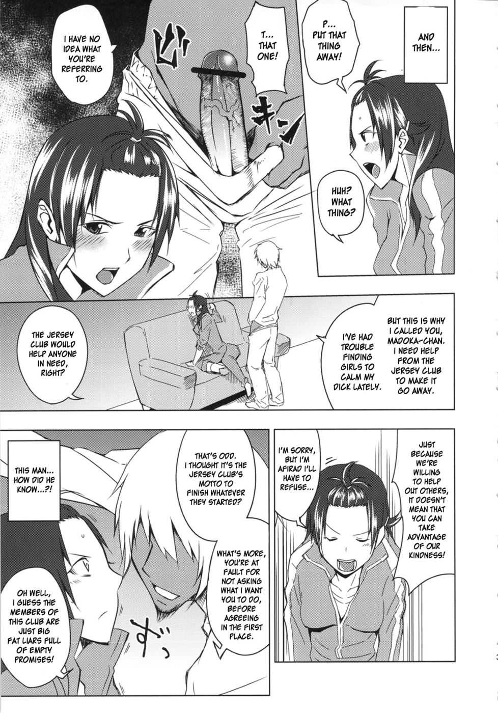 Hentai Manga Comic-Gang-Bang the Jersey Club-Read-4